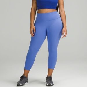 Lululemon Wunder Train High Rise 23” Legging Wild Indigo size 10